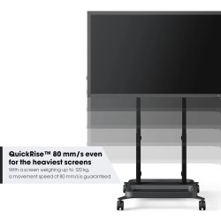 Vogel's RISE 5000 series motorized trolley for interactive displays